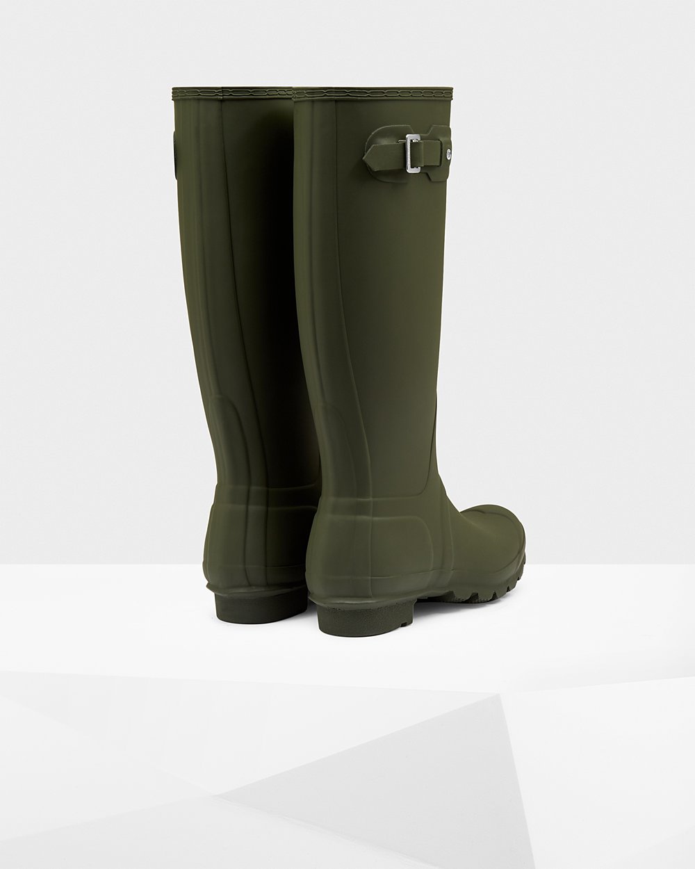 Women Hunter Original | Tall Rain Boots Dark Olive | NZ-35902-GLIY